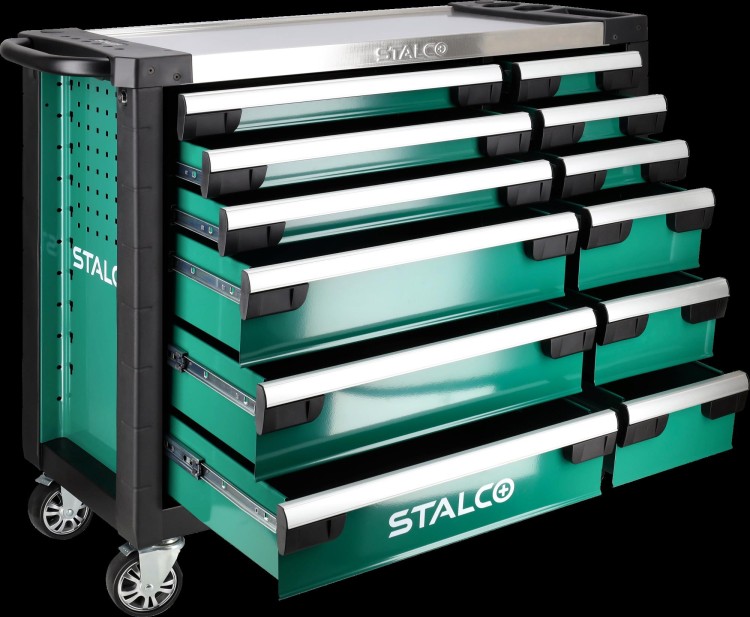 Szafka narzędziowa 12 szuflad, blat nierdzewny 2.jpg