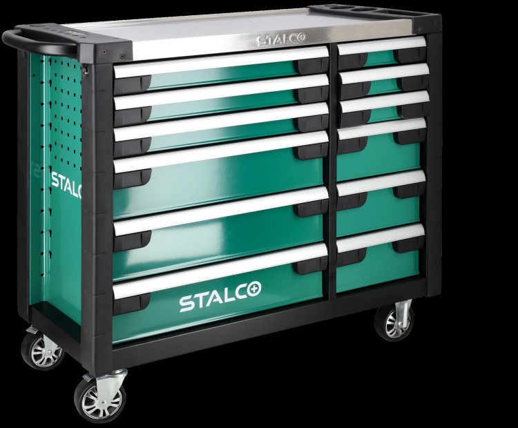 Szafka narzędziowa 12 szuflad, blat nierdzewny 1.jpg