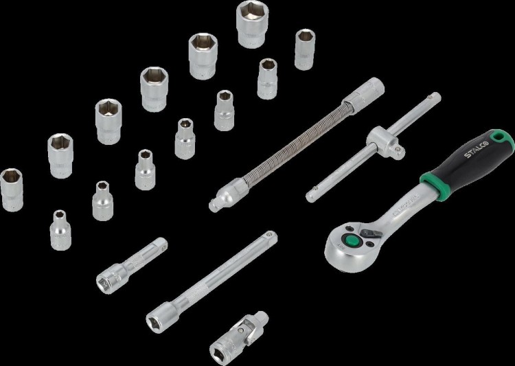 Zestaw kluczy nasadowych 14 4-14mm 19elem 90T CrV wkład EVA 1.jpg