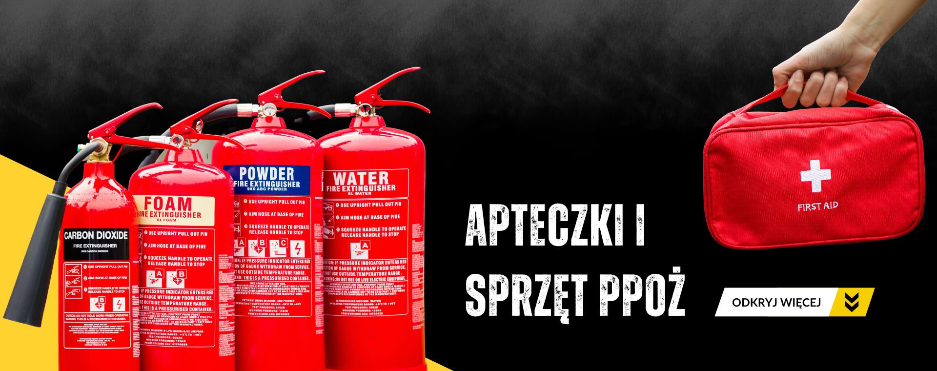 apteczki i gaśnice